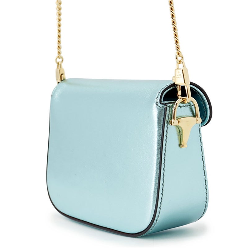 グッチ チェーンショルダーバッグ ホースビット 1955 ナノ レザー 760253 GUCCI