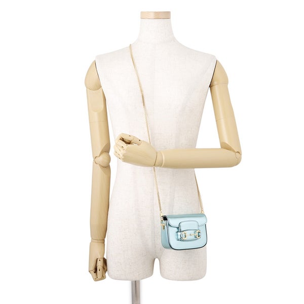 グッチ チェーンショルダーバッグ ホースビット 1955 ナノ レザー 760253 GUCCI