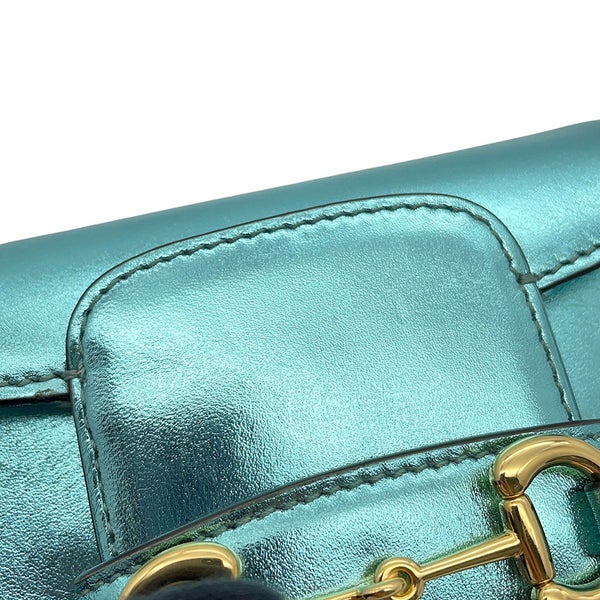 グッチ チェーンショルダーバッグ ホースビット 1955 ナノ レザー 760253 GUCCI