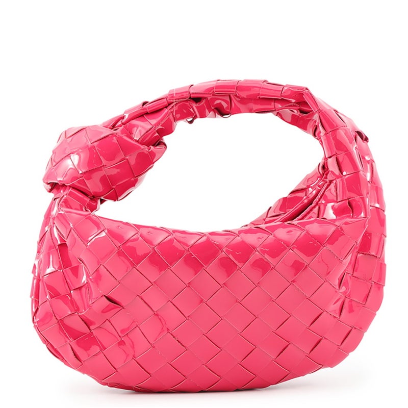 ボッテガヴェネタ ハンドバッグ イントレチャート ミニ ジョディ パテント 651876 BOTTEGA VENETA