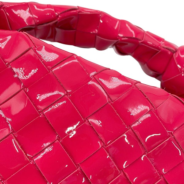 ボッテガヴェネタ ハンドバッグ イントレチャート ミニ ジョディ パテント 651876 BOTTEGA VENETA