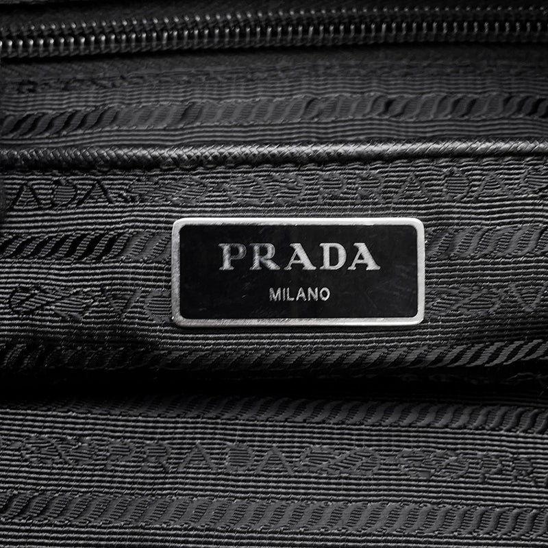 プラダ ハンドバッグ ナイロン トライアングル ロゴ 1BG867 PRADA 2wayショルダー 黒