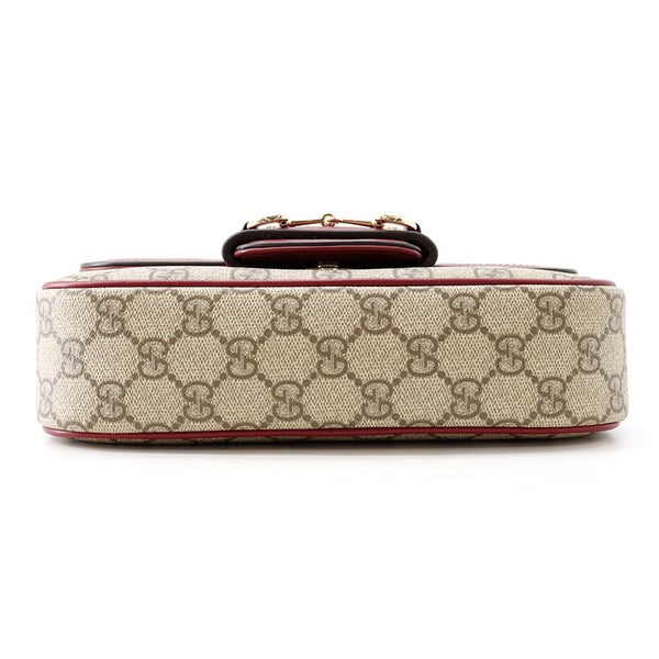 グッチ ハンドバッグ ホースビット 1955 トップハンドル GGスプリーム/レザー 815206 GUCCI 2wayショルダーバッグ