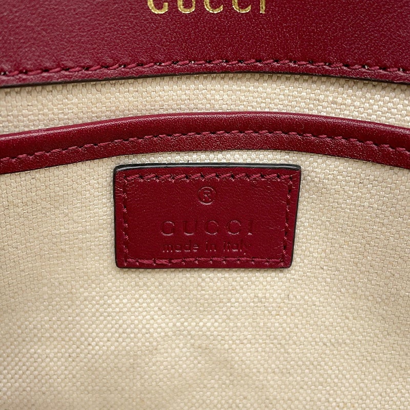 グッチ ハンドバッグ ホースビット 1955 トップハンドル GGスプリーム/レザー 815206 GUCCI 2wayショルダーバッグ
