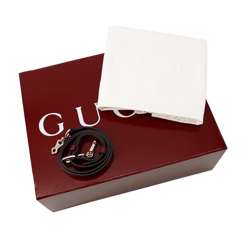 グッチ ハンドバッグ ホースビット 1955 トップハンドル GGスプリーム/レザー 815206 GUCCI 2wayショルダーバッグ