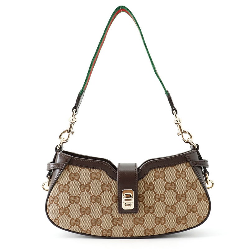 グッチ ショルダーバッグ ムーンサイド ミニ GGキャンバス/レザー 786015 GUCCI バッグ