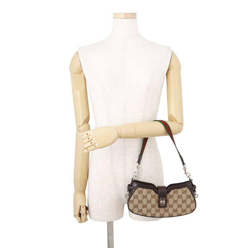 グッチ ショルダーバッグ ムーンサイド ミニ GGキャンバス/レザー 786015 GUCCI バッグ