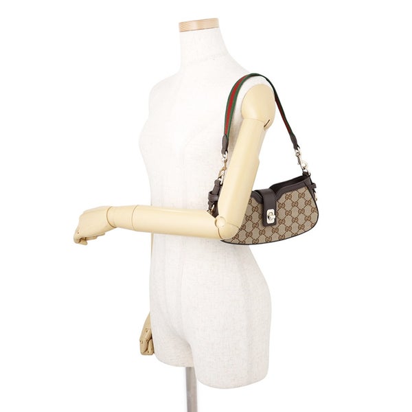 グッチ ショルダーバッグ ムーンサイド ミニ GGキャンバス/レザー 786015 GUCCI バッグ