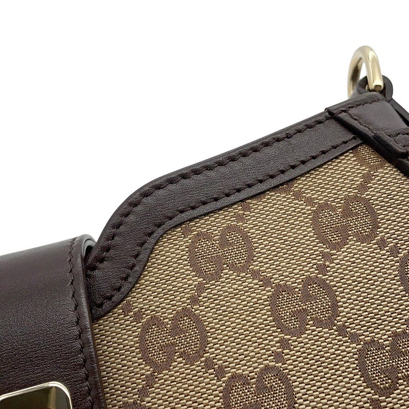 グッチ ショルダーバッグ ムーンサイド ミニ GGキャンバス/レザー 786015 GUCCI バッグ