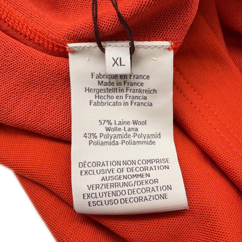 エルメス Tシャツ トレーニング エルメス セリエ パリ ストレッチ メンズサイズXL HERMES 半袖