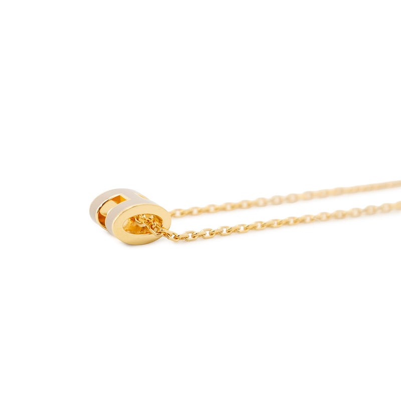 エルメス ネックレス ミニ・ポップアッシュ マロングラッセ/ゴールド金具 HERMES アクセサリー