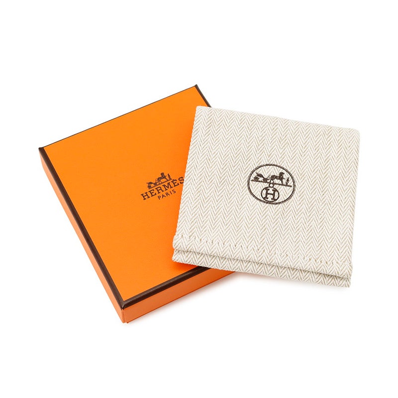 エルメス ネックレス ミニ・ポップアッシュ ブラック/ピンクゴールド金具 HERMES アクセサリー 黒