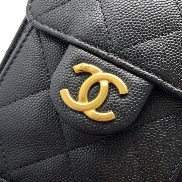シャネル チェーンショルダーバッグ CHANEL25 ミニ ココマーク ワンショルダー キャビアスキン AS5631 CHANEL 黒