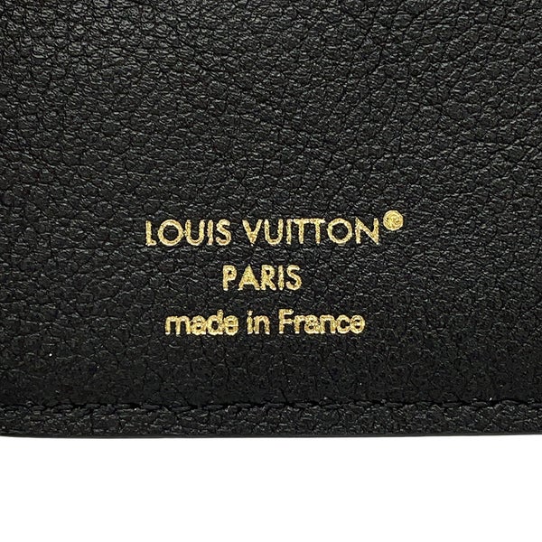 ルイヴィトン 二つ折り財布 モノグラム・アンプラント ポルトフォイユ・クレア M80151 LOUIS VUITTON 財布 ブラック 黒