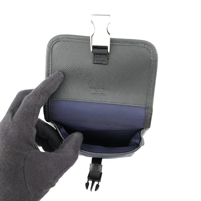 プラダ ショルダーバッグ トライアングルロゴ キャンバス/レザー 2ZH109 PRADA