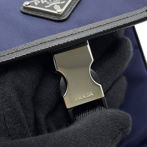 プラダ ショルダーバッグ トライアングルロゴ キャンバス/レザー 2ZH109 PRADA