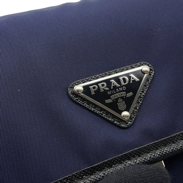 プラダ ショルダーバッグ トライアングルロゴ キャンバス/レザー 2ZH109 PRADA