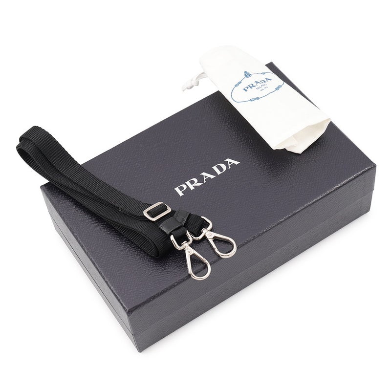 プラダ ショルダーバッグ トライアングルロゴ キャンバス/レザー 2ZH109 PRADA