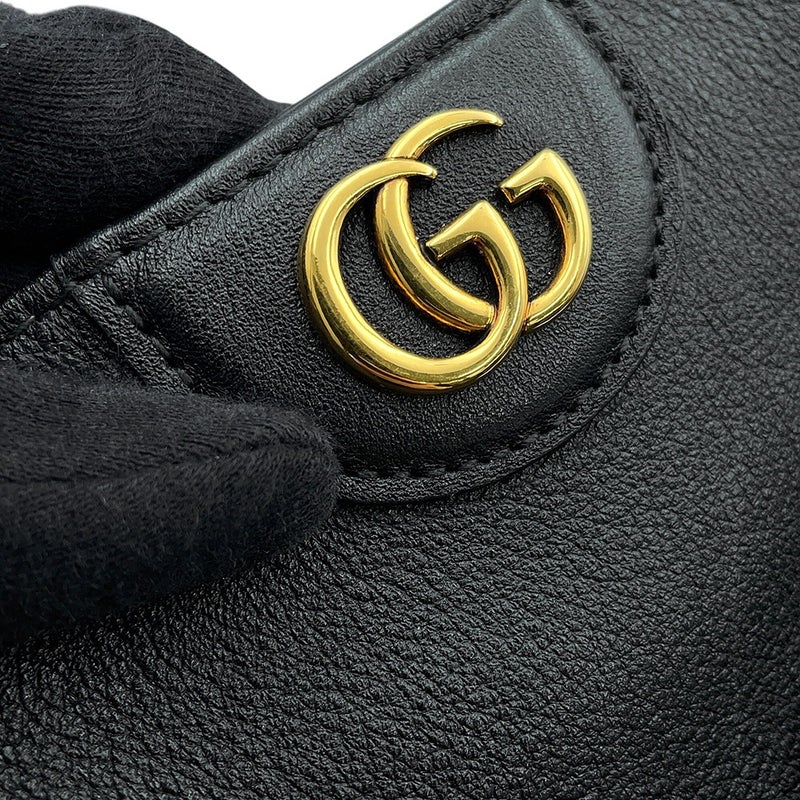 グッチ ハンドバッグ ダイアナ バンブー ミディアム カーフレザー 746124 GUCCI 2way 黒