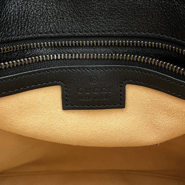 グッチ ハンドバッグ ダイアナ バンブー ミディアム カーフレザー 746124 GUCCI 2way 黒