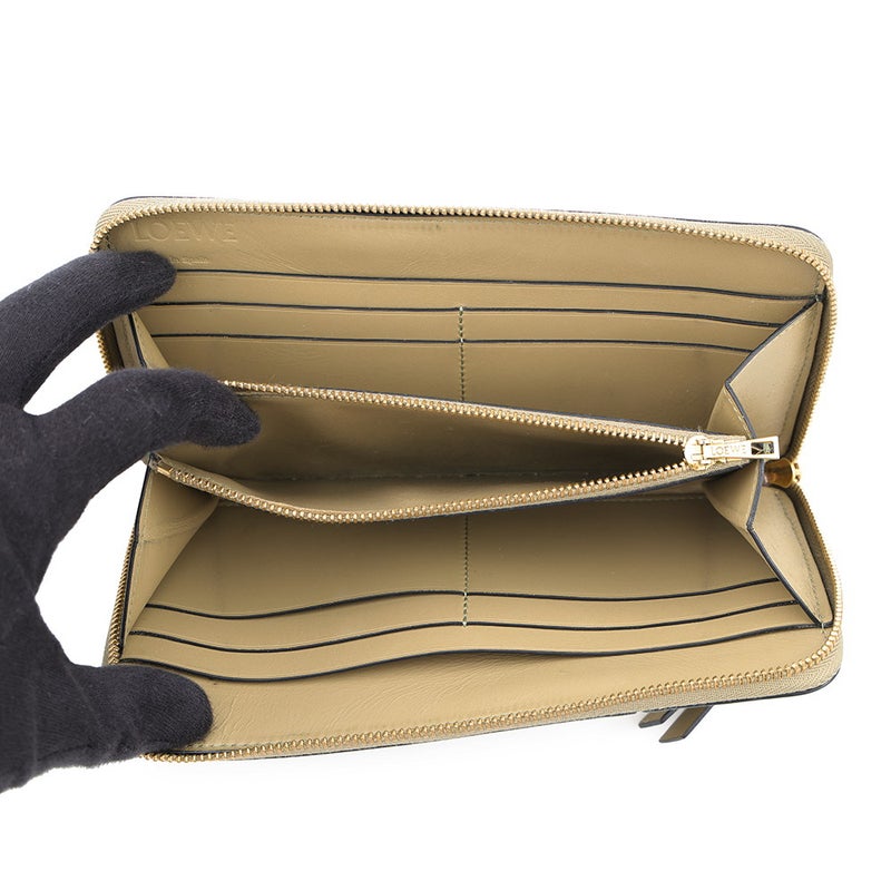 ロエベ 長財布 パズル ジップアラウンドウォレット レザー LOEWE 財布