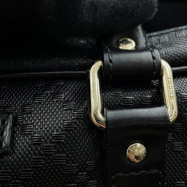グッチ ビジネスバッグ ディアマンテ ブリーフケース レザー 208463 GUCCI バッグ メンズ 黒