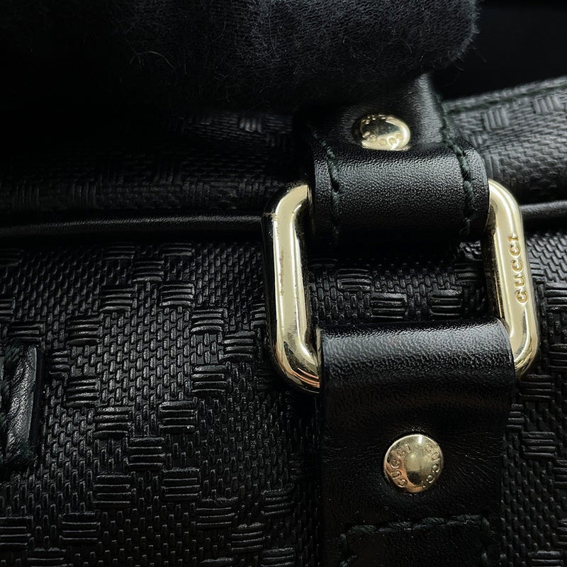 グッチ ビジネスバッグ ディアマンテ ブリーフケース レザー 208463 GUCCI バッグ メンズ 黒