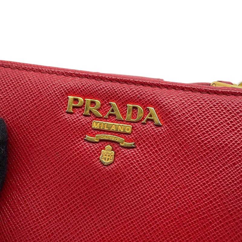 プラダ 二つ折り財布 ロゴ レザー 1ML018 PRADA