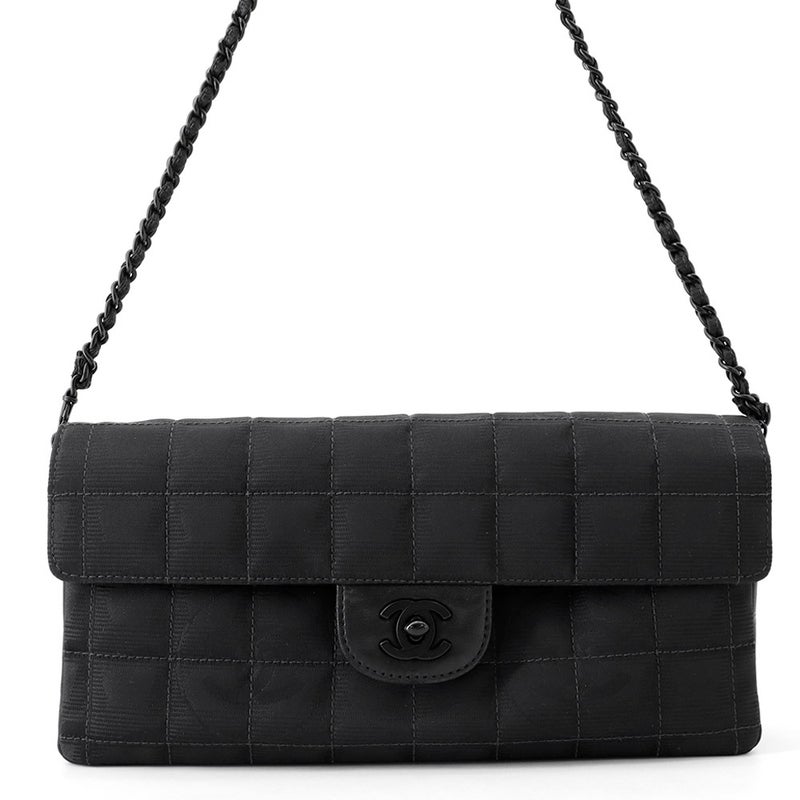 シャネル チェーンショルダーバッグ ニュートラベル ライン ココマーク ナイロン A15316 CHANEL 黒
