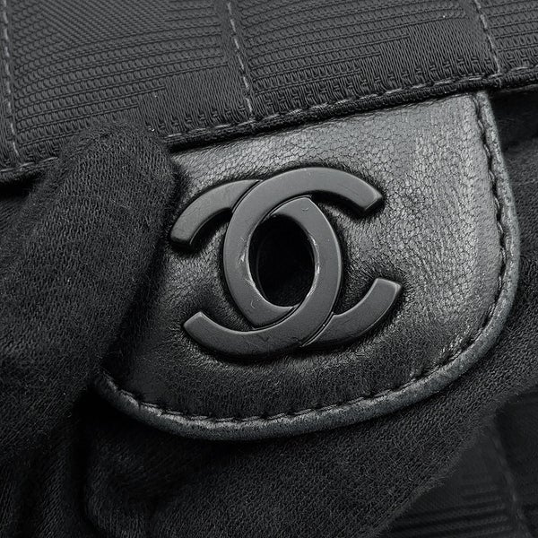 シャネル チェーンショルダーバッグ ニュートラベル ライン ココマーク ナイロン A15316 CHANEL 黒