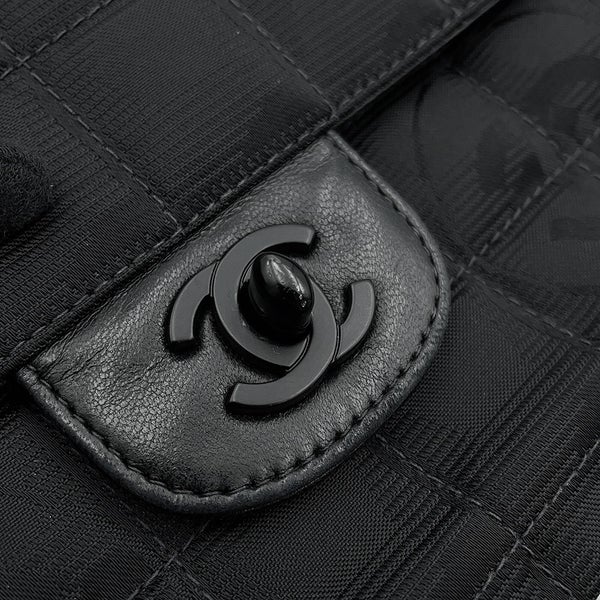 シャネル チェーンショルダーバッグ ニュートラベル ライン ココマーク ナイロン A15316 CHANEL 黒