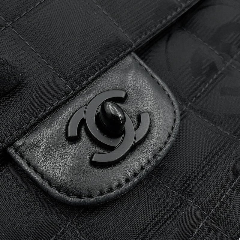 シャネル チェーンショルダーバッグ ニュートラベル ライン ココマーク ナイロン A15316 CHANEL 黒
