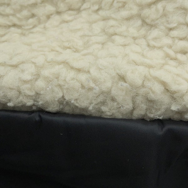 シャネル トートバッグ ココネージュ マトラッセ ココマーク ボア 巾着トート ムートン ナイロン CHANEL 2way 黒