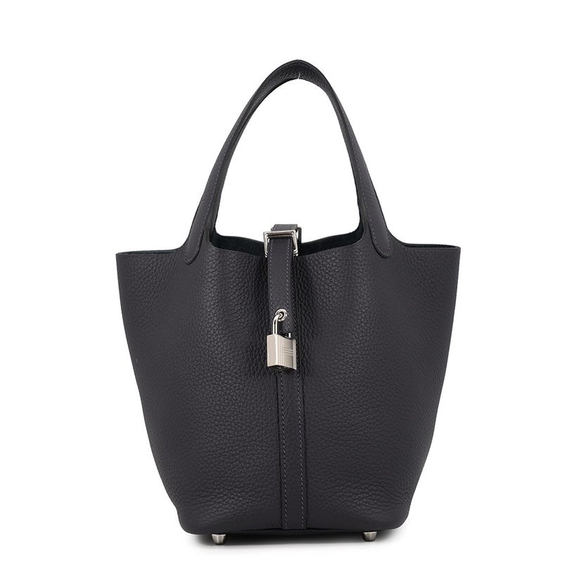 エルメス ハンドバッグ ピコタンロックPM キャバン/シルバー金具 トリヨンクレマンス G刻印 HERMES