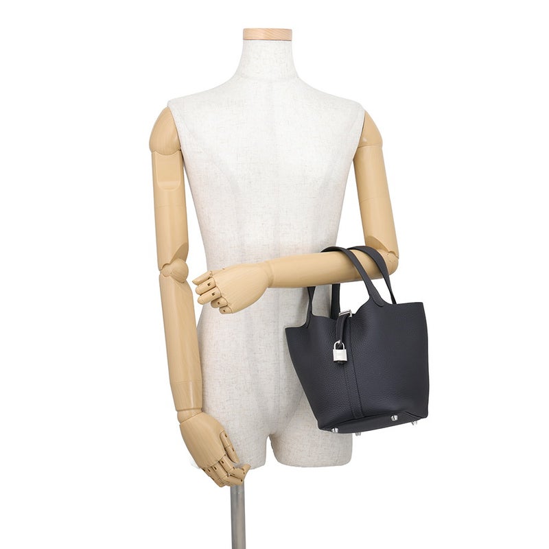 エルメス ハンドバッグ ピコタンロックPM キャバン/シルバー金具 トリヨンクレマンス G刻印 HERMES