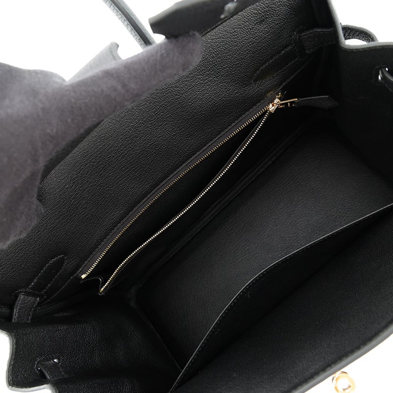 エルメス バーキン30 ブラック/ゴールド金具 トゴ G刻印 HERMES Birkin ハンドバッグ 黒