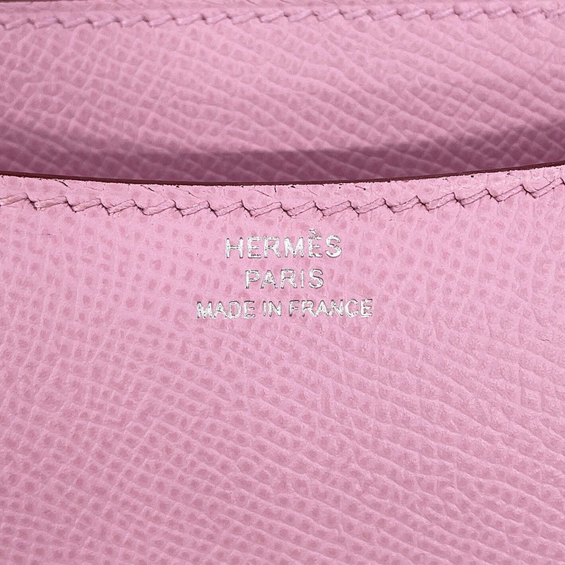 エルメス ショルダーバッグ ミニ コンスタンス3 モーヴシルベストル/シルバー金具 エプソン Z刻印 HERMES Constance