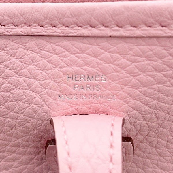 エルメス ショルダーバッグ エブリンTPM 111cm ローズサクラ/シルバー金具 トリヨンクレマンス G刻印 HERMES Evelyne