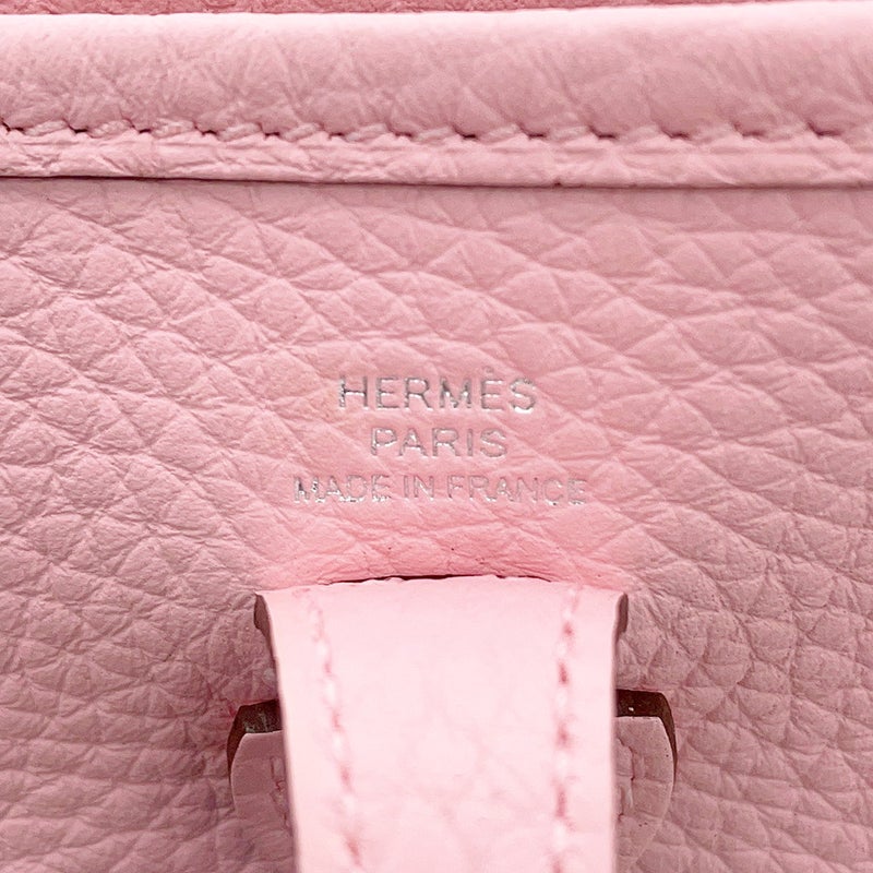 エルメス ショルダーバッグ エブリンTPM 111cm ローズサクラ/シルバー金具 トリヨンクレマンス G刻印 HERMES Evelyne