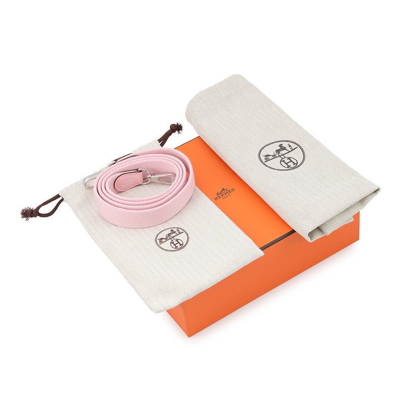 エルメス ショルダーバッグ エブリンTPM 111cm ローズサクラ/シルバー金具 トリヨンクレマンス G刻印 HERMES Evelyne