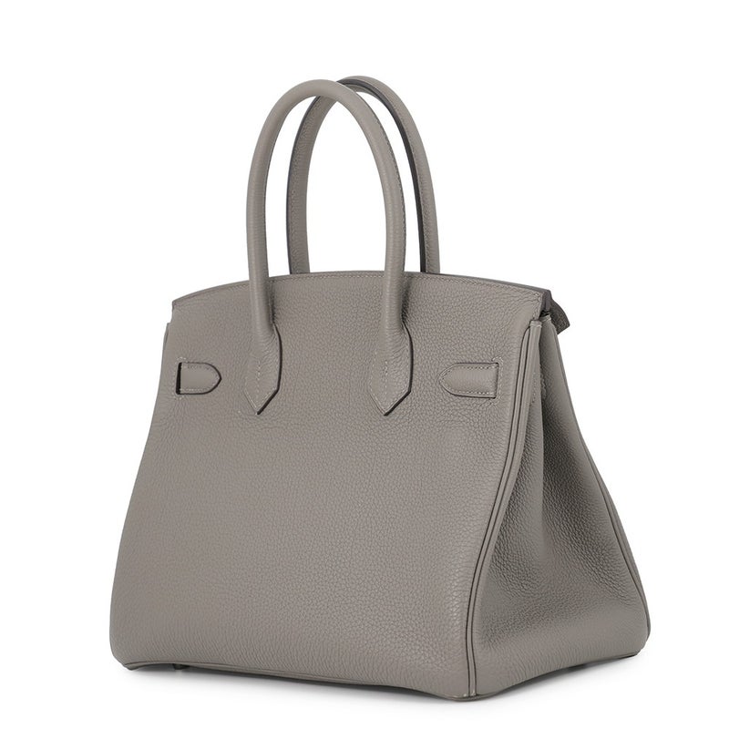 エルメス バーキン30 グリメイヤー/シルバー金具 トゴ B刻印 HERMES Birkin ハンドバッグ