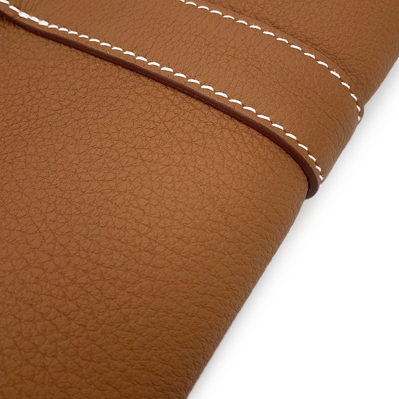 エルメス ショルダーバッグ スティーブライト ジュニア ゴールド/シルバー金具 トゴ W刻印 HERMES メンズ