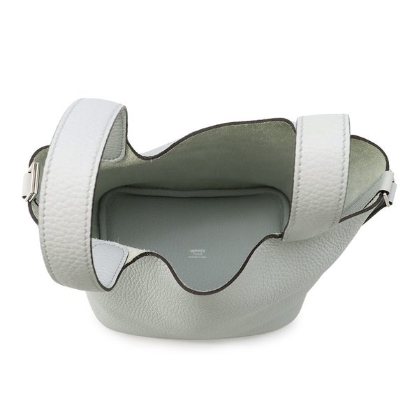 エルメス ハンドバッグ ピコタンロックPM ブルーペール/シルバー金具 トリヨンクレマンス K刻印 HERMES