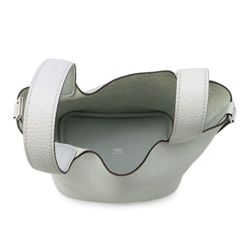 エルメス ハンドバッグ ピコタンロックPM ブルーペール/シルバー金具 トリヨンクレマンス K刻印 HERMES