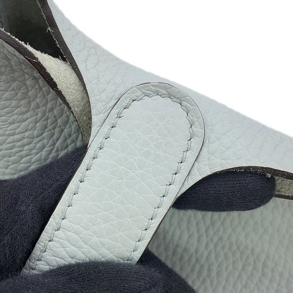 エルメス ハンドバッグ ピコタンロックPM ブルーペール/シルバー金具 トリヨンクレマンス K刻印 HERMES