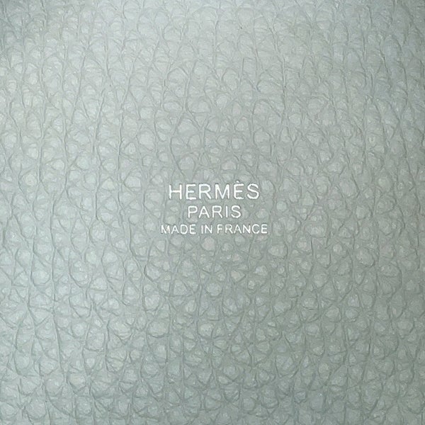 エルメス ハンドバッグ ピコタンロックPM ブルーペール/シルバー金具 トリヨンクレマンス K刻印 HERMES