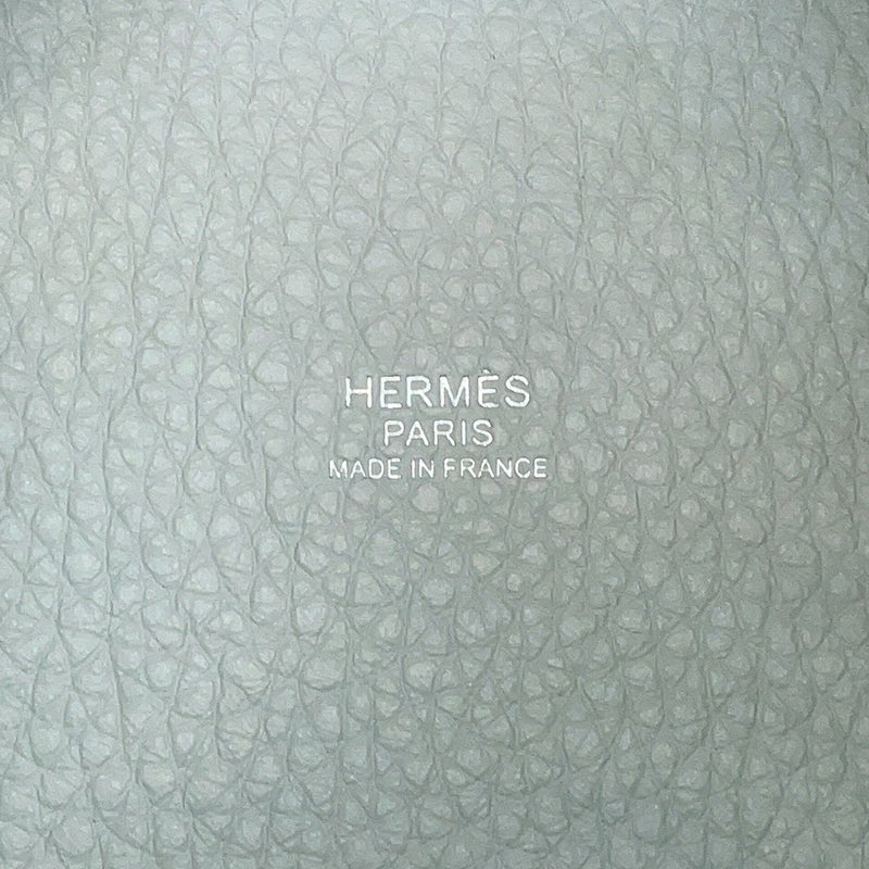 エルメス ハンドバッグ ピコタンロックPM ブルーペール/シルバー金具 トリヨンクレマンス K刻印 HERMES