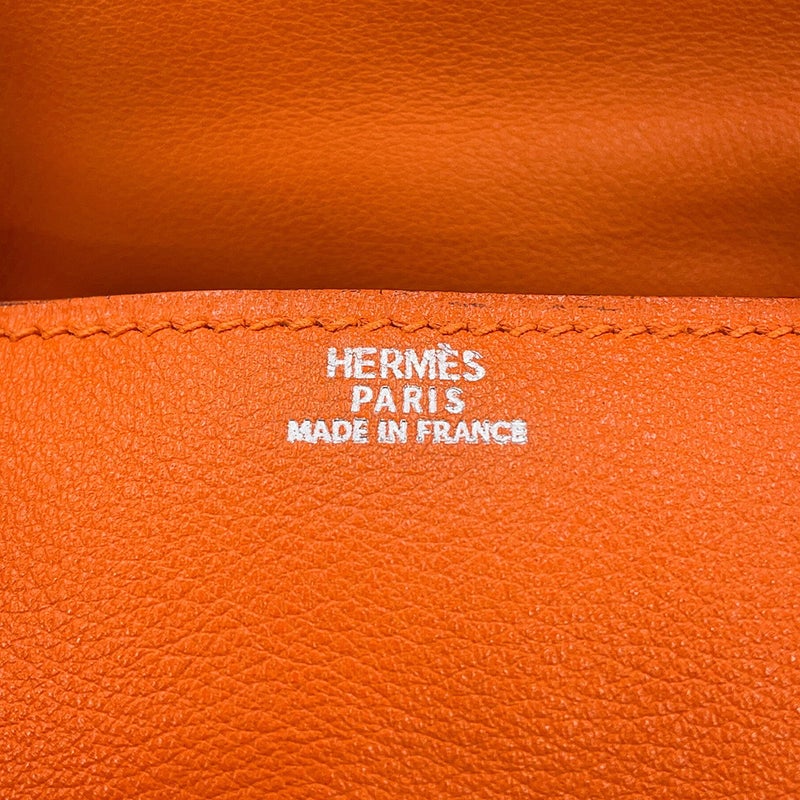 エルメス ハンドバッグ ケリードール オレンジ/シルバー金具 ガリバー □D刻印 HERMES