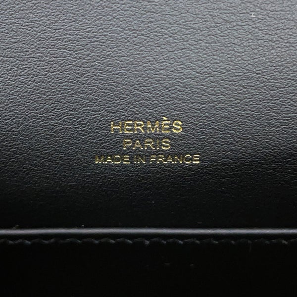 エルメス ハンドバッグ ポシェットケリー ブラック/ゴールド金具 スイフト K刻印 HERMES 黒