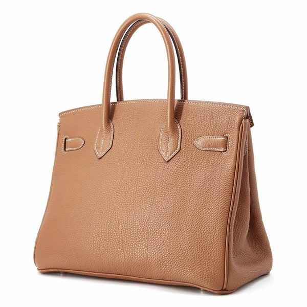 エルメス バーキン30 ゴールド/シルバー金具 トゴ □I刻印 HERMES Birkin ハンドバッグ スターマーク